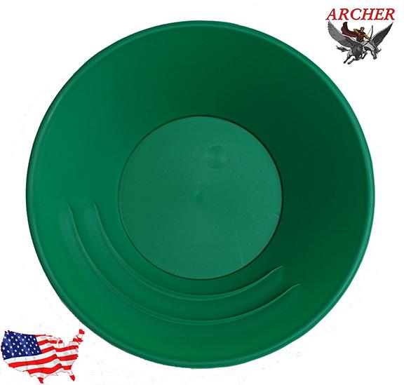Archer 10 inch Gold Pan (Green)
