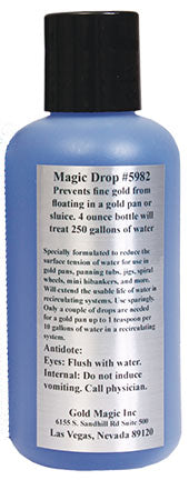 Magic Drop:  Prevents Fine Gold From Floating