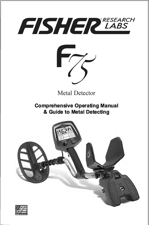 Fisher F75 Detector Instruction Manual