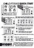 Fisher Gold Strike Detector Instruction Manual