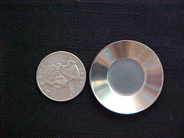 1 1/2 Inch Miniature Aluminum Gold Pan