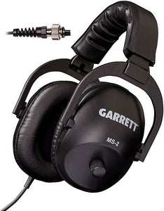 Garrett MS-2 Headphones w/ Watertight Connector