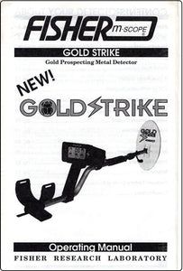 Fisher Gold Strike Detector Instruction Manual