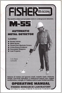 Fisher M-55 Detector Instruction Manual