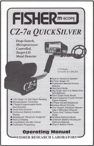 Fisher CZ-7a Quick Silver Detector Instruction Manual